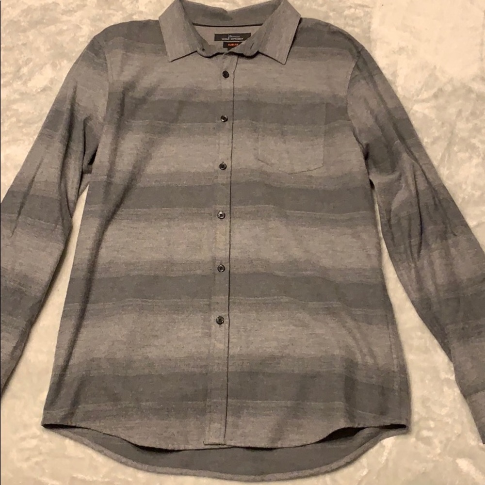 Marc Anthony grey flannel shirt